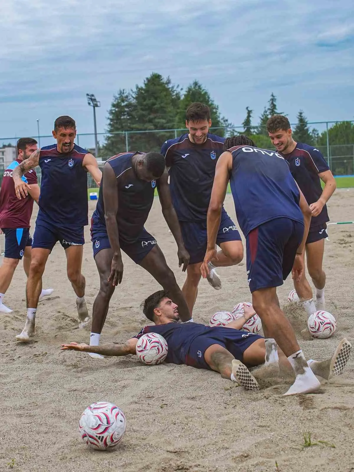 Trabzonspor kumda çalıştı
