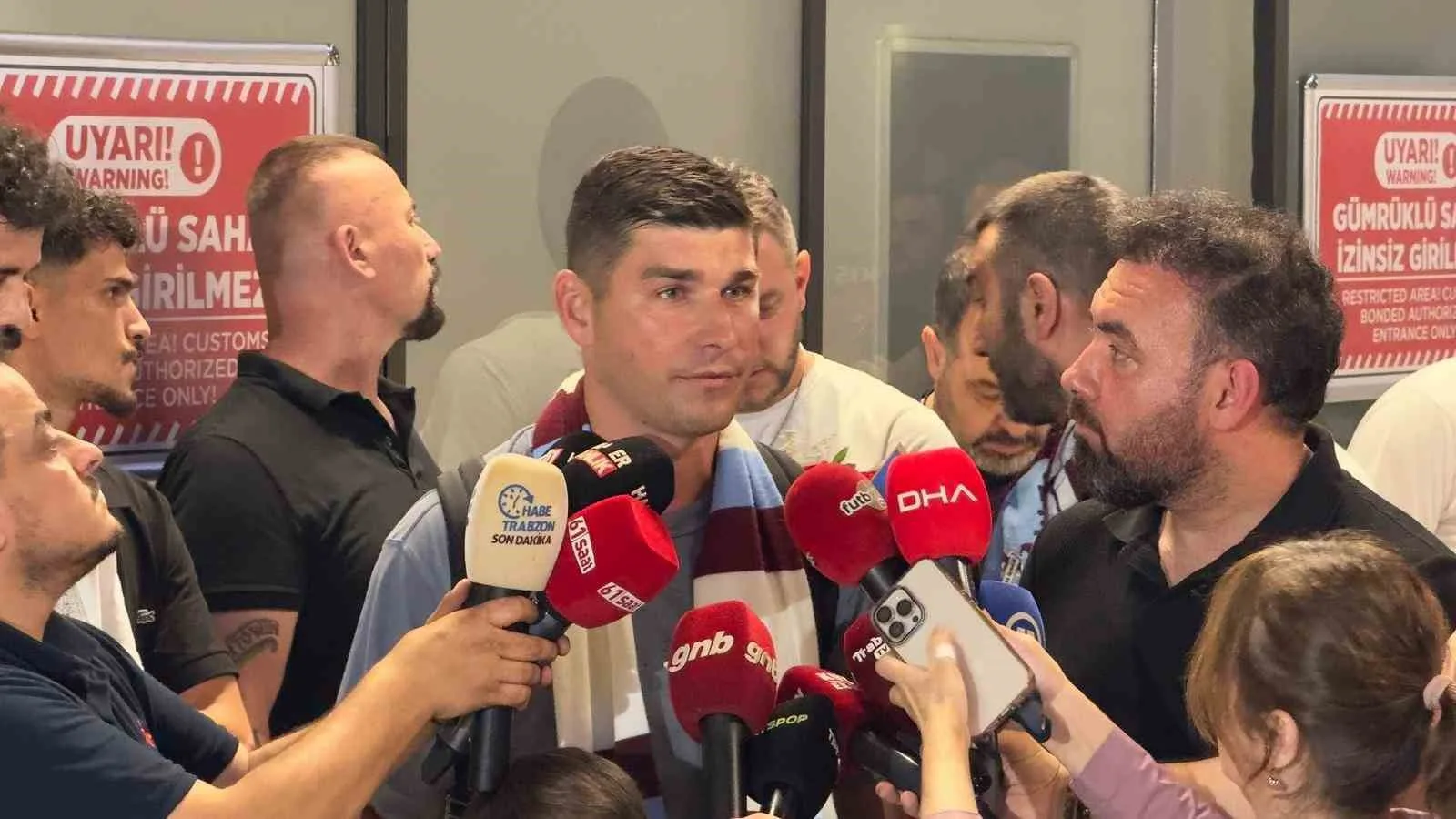 Trabzonspor’un yeni transferi Malinovskyi, Trabzon’da