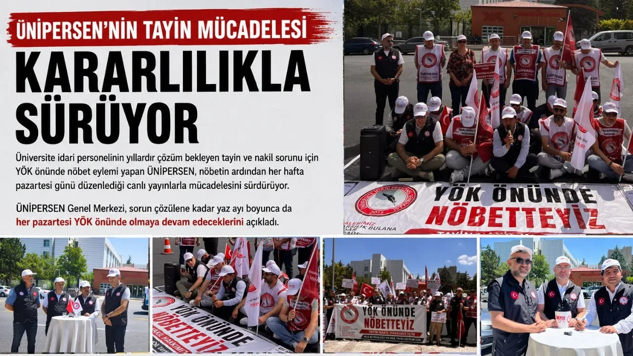 ÜNİPERSEN’in tayin mücadelesi kararlılıkla sürüyor