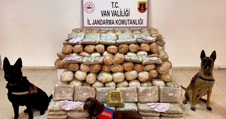 Van’da 333 kilo skunk ele geçirildi