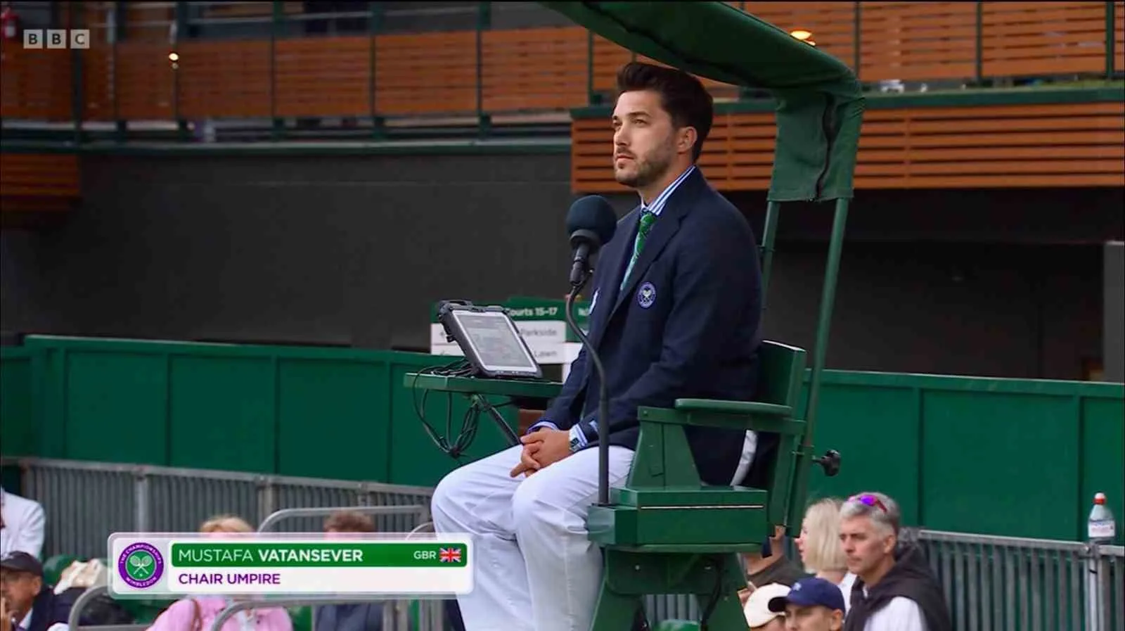 Wimbledon’da bir Türk hakem