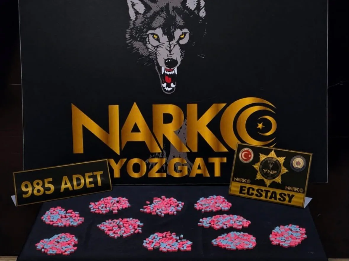 Yozgat’ta 985 adet uyuşturucu hap ele geçirildi