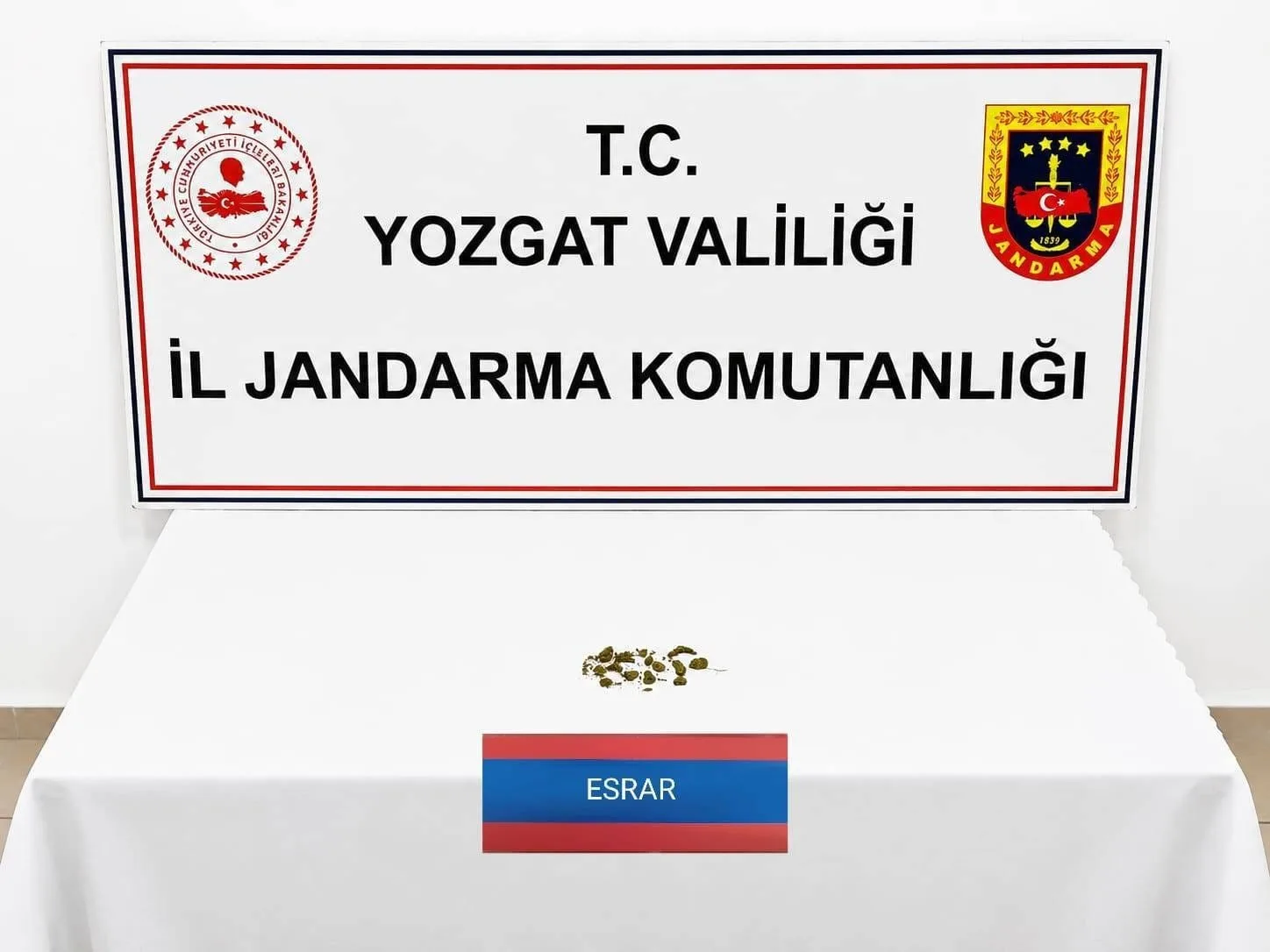 Yozgat’ta uyuşturucu operasyonunda 1 gözaltı